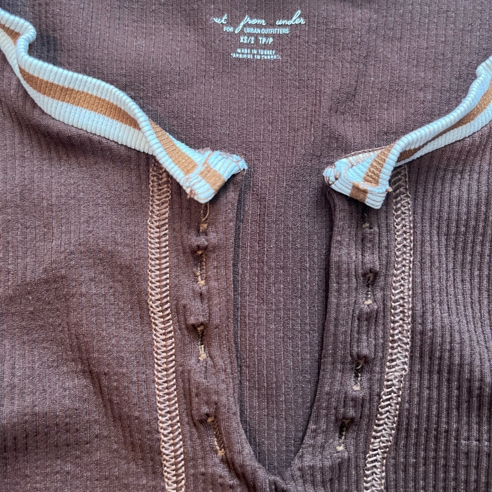 Urban Outfitters Brown crop top